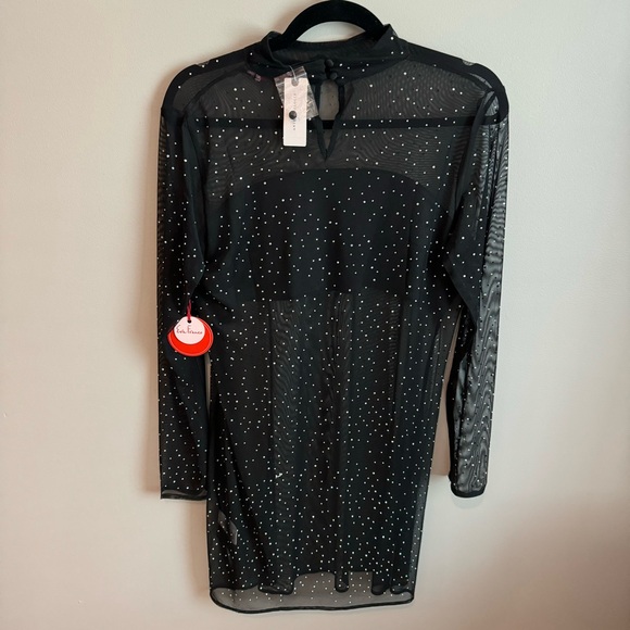 NWT Eva Franco Starlight Long-Sleeve Sheer‎ Tunic - Picture 10 of 10